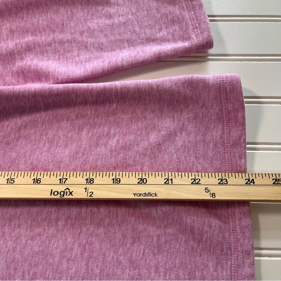 Talbots Petite Pink Heathered Shawl Neck Long Sleeved Sweatshirt Size MP - Picture 8 of 9